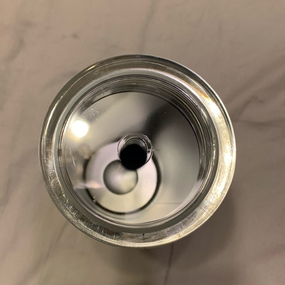 NWT vineyard vines silver lidded drinkware 22oz straw stainless steel - Picture 2 of 3